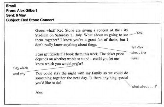 Đề thi FCE Writing Part 1